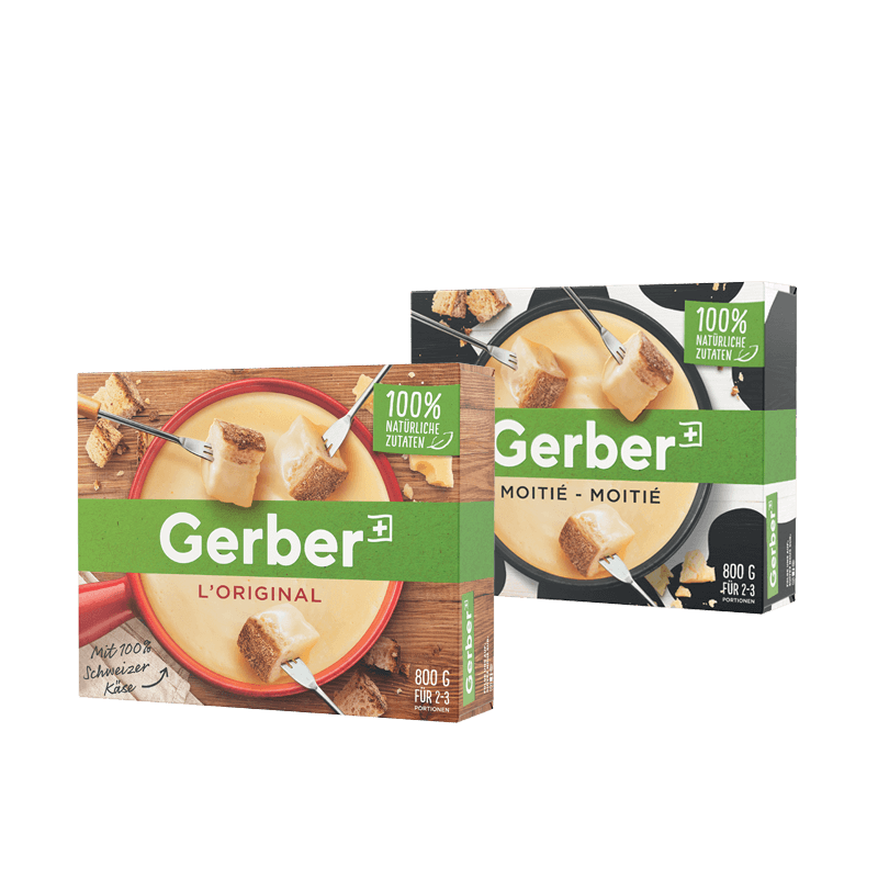 Gerber Fondue Original / Moitié-Moitié